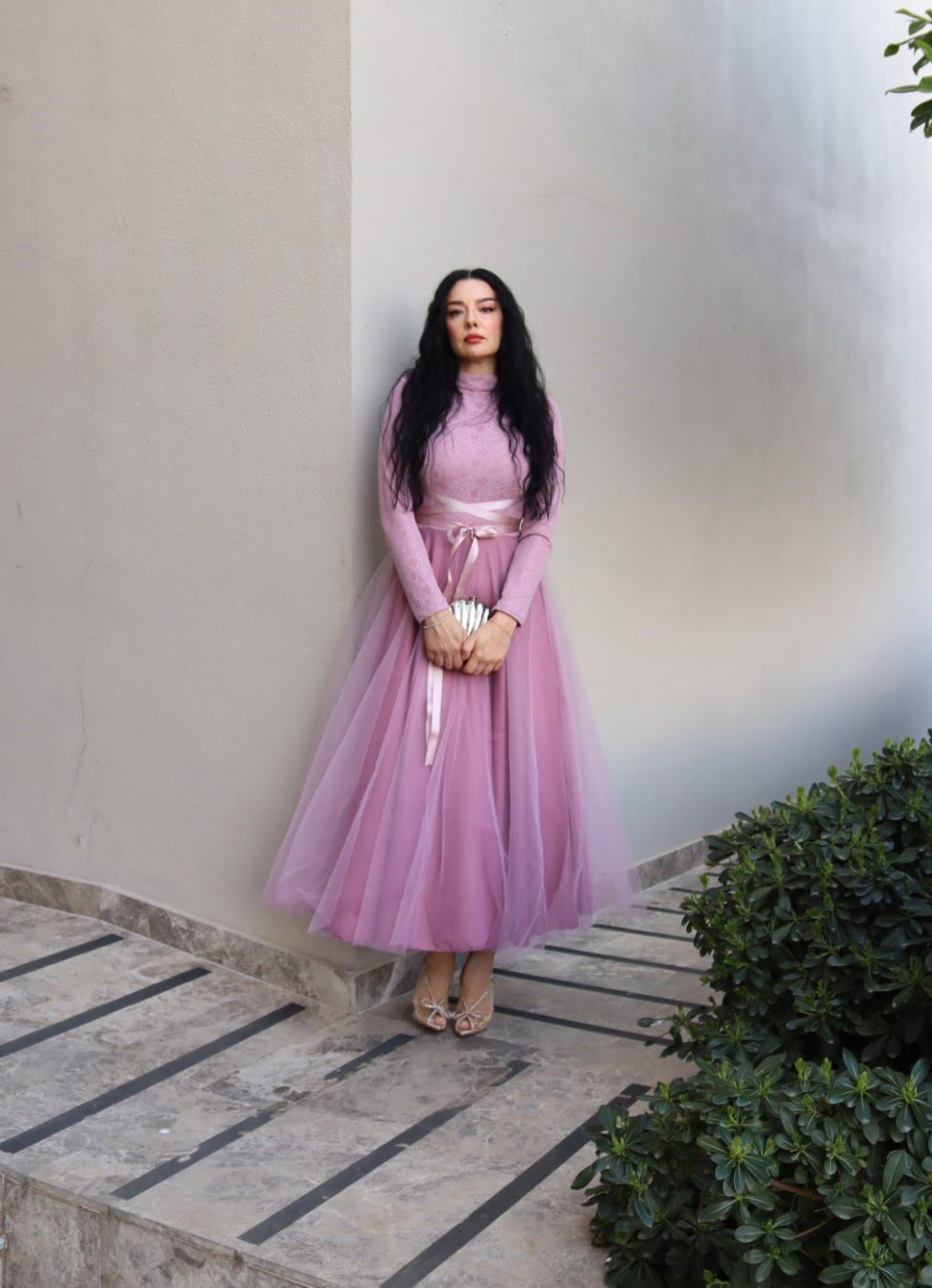 tesettür tül abiye elbise (7)