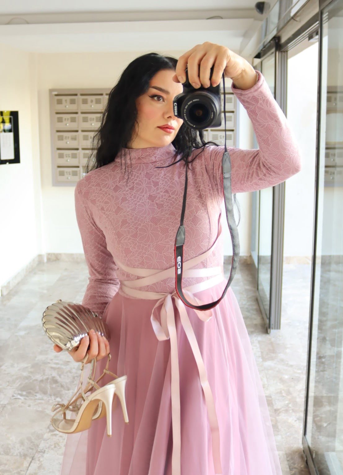 tesettür tül abiye elbise (8)