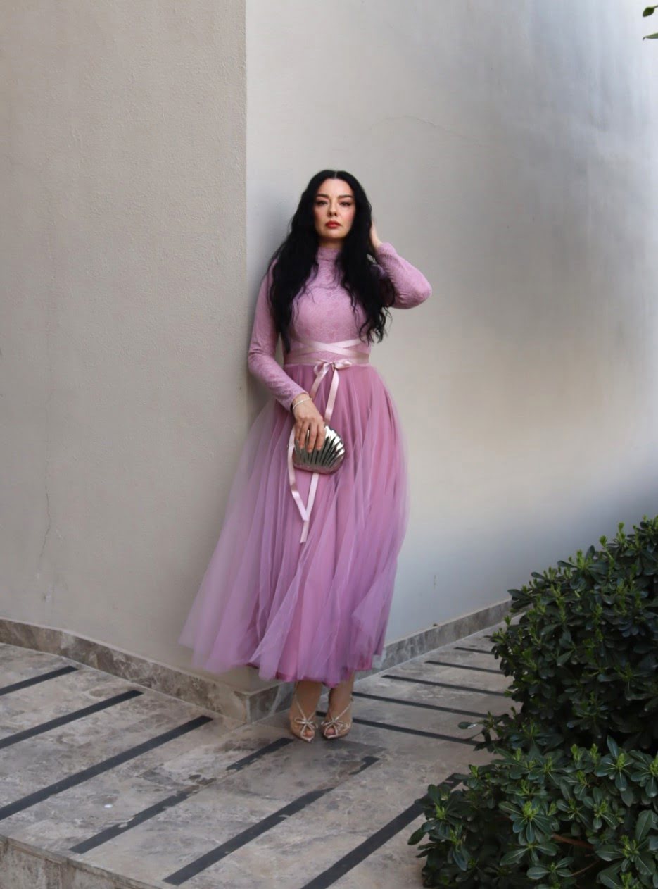 tesettür tül abiye elbise (9)